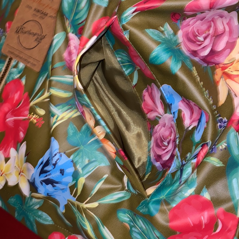 Mens Vintage Weatherproof Floral Jacket - Picture 11 of 14
